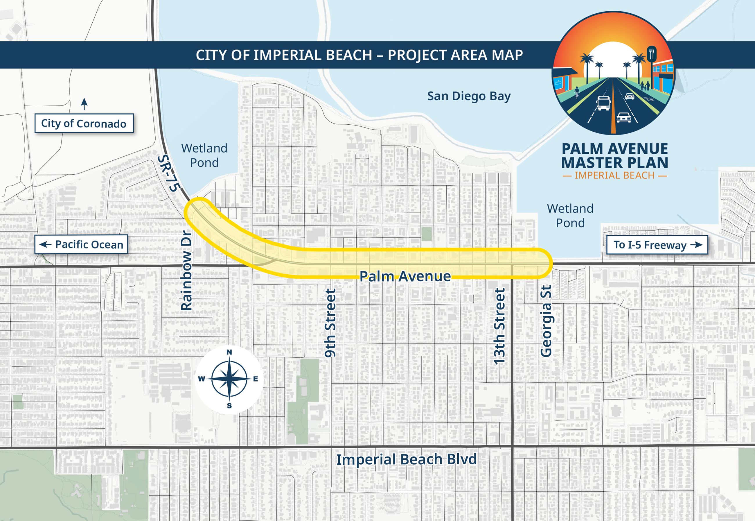 Palm Ave - Project Area Map 
